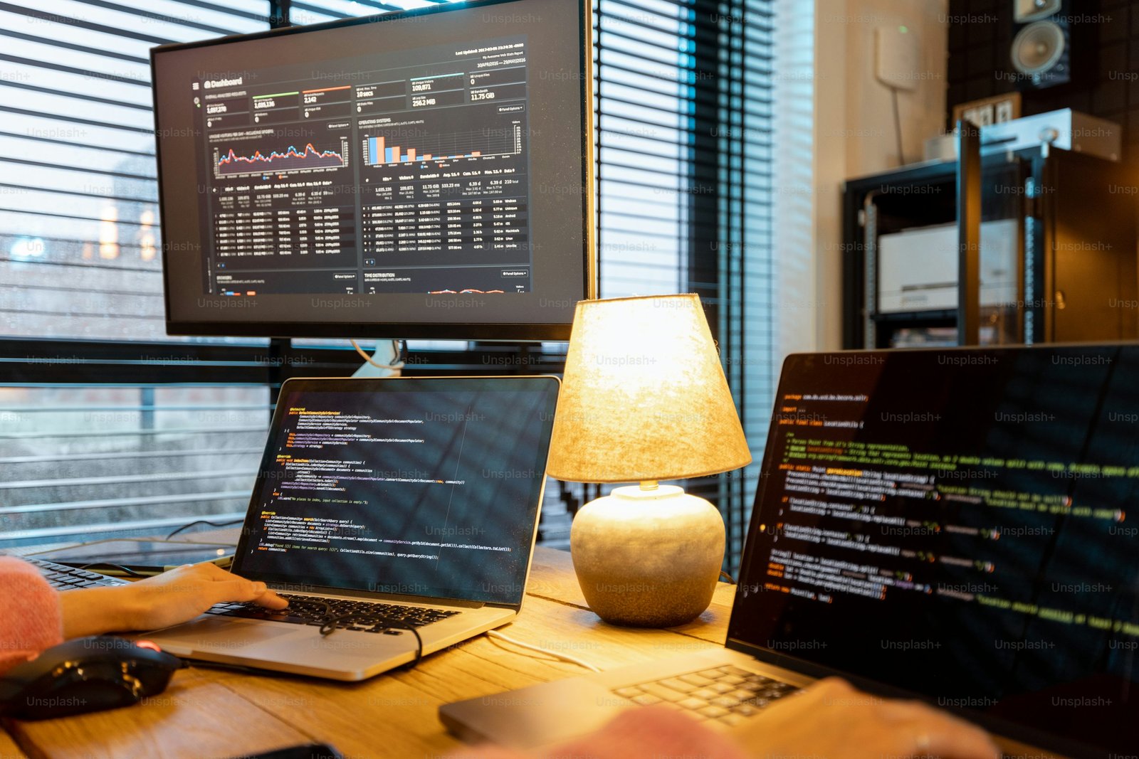 Web development workspace