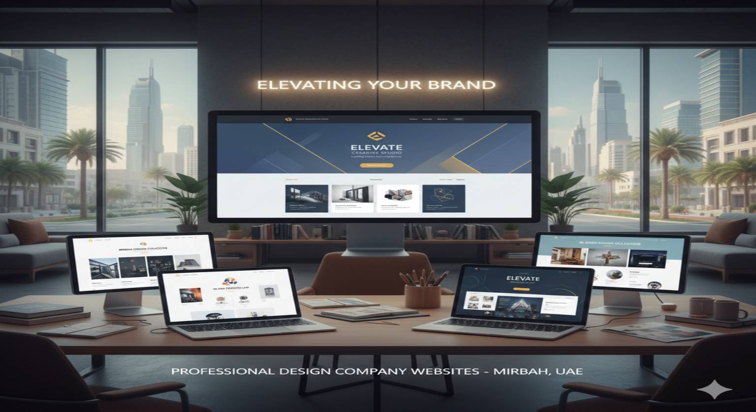 Elevating Your Brand: Professional Design Company Websites in Mirbah, UAE