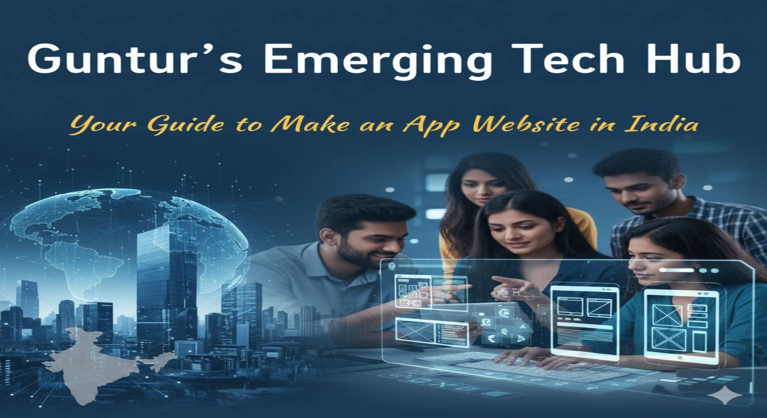 Guntur’s Emerging Tech Hub: Your Guide to Make an App Website in India