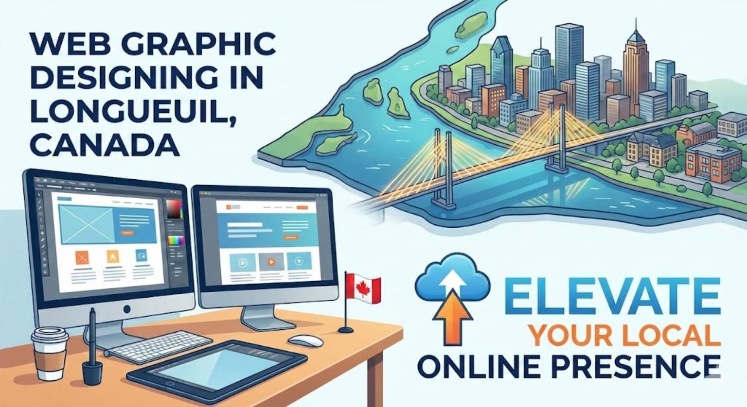 Web Graphic Designing in Longueuil, Canada: Elevate Your Local Online Presence