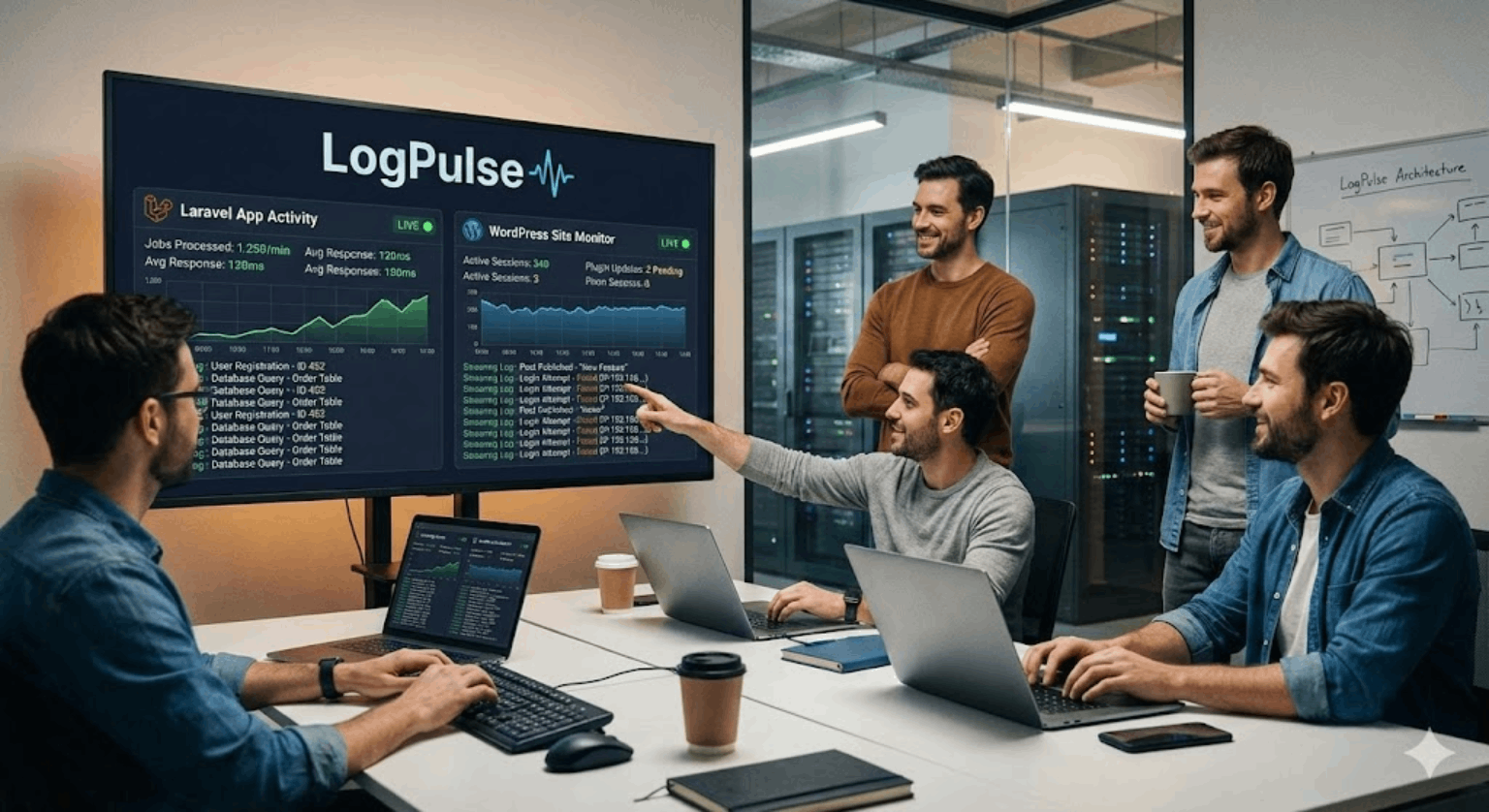 LogPulse Launch — Real-Time Activity Monitoring Platform for Web Apps